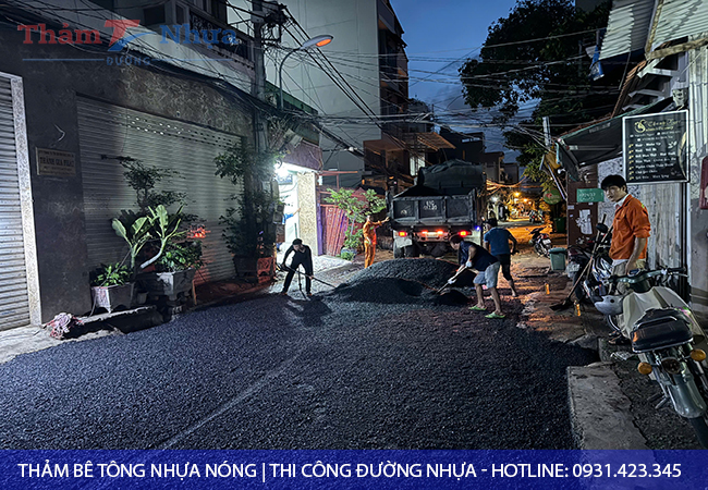 Báo giá thảm bê tông nhựa nóng quận 2 giá tốt