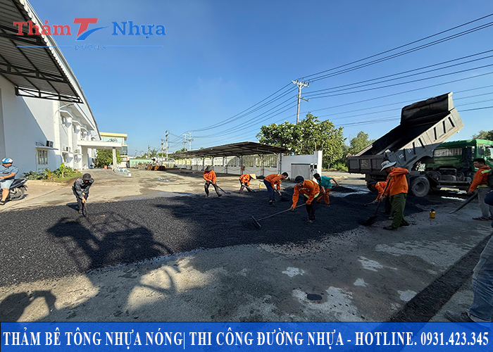 Báo giá thảm bê tông nhựa nóng Bình Dương tốt nhất