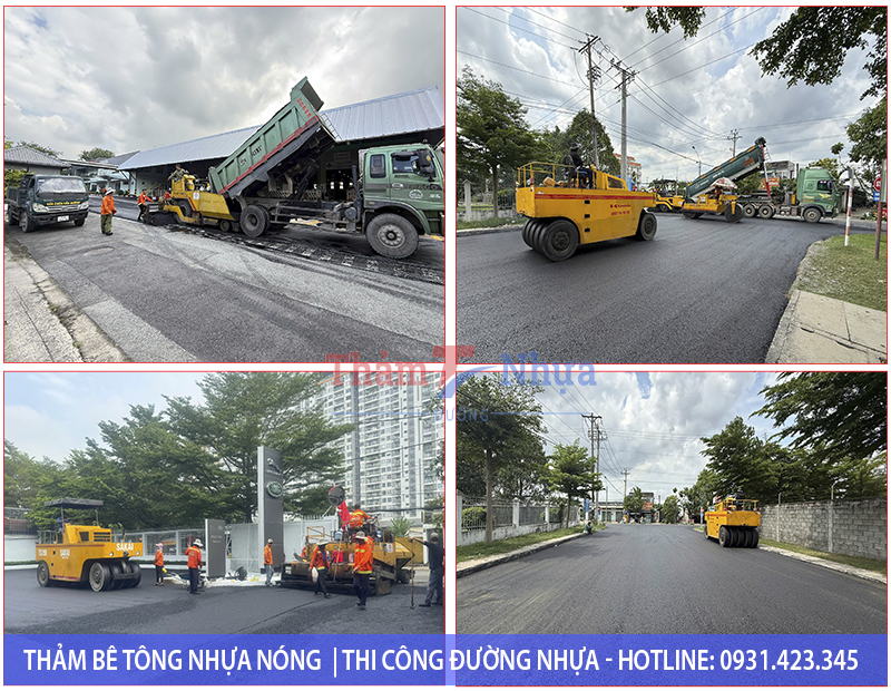  Thảm bê tông nhựa nóng Bình Dương uy tín, chất lượng